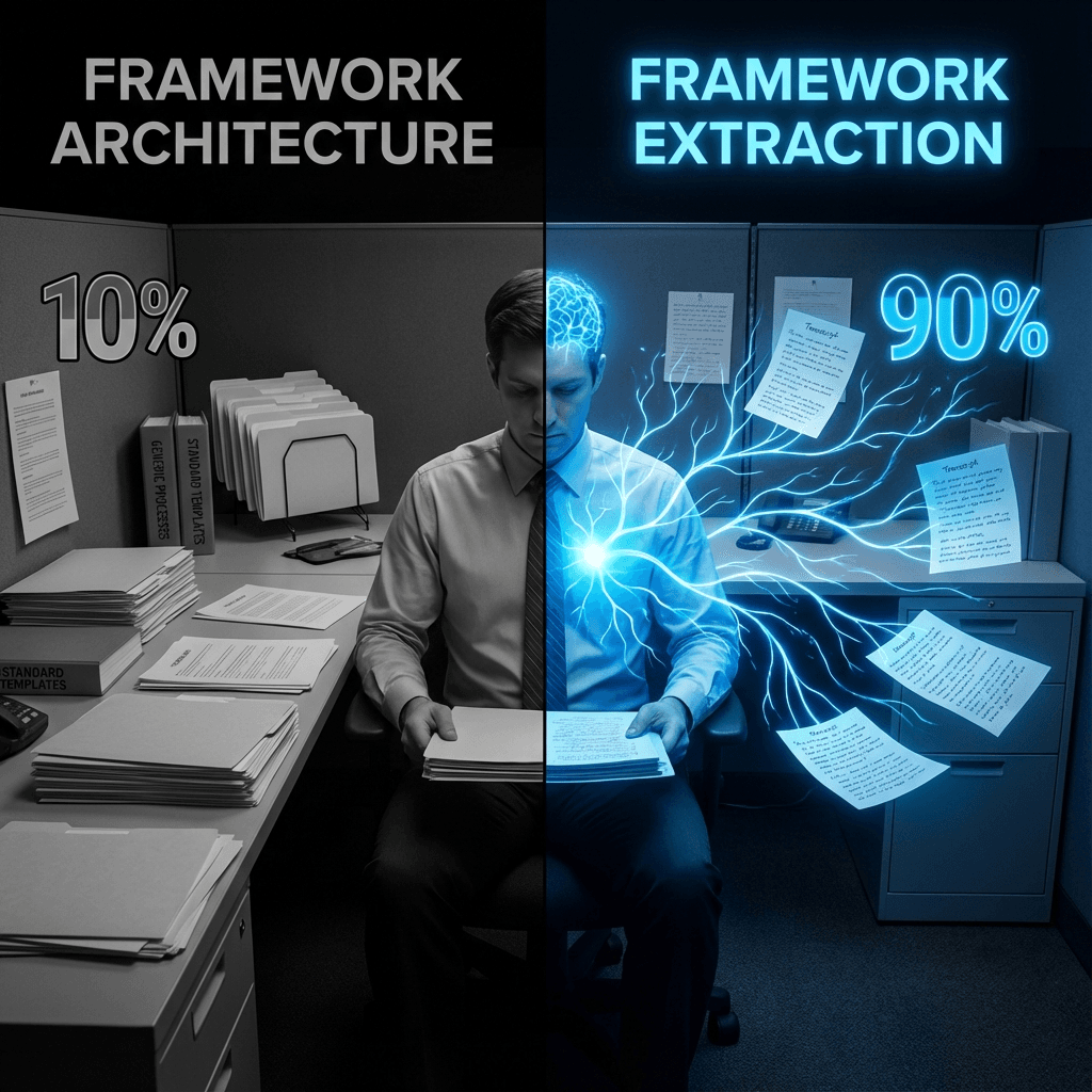 Architecture vs Extraction - two different approaches to frameworks