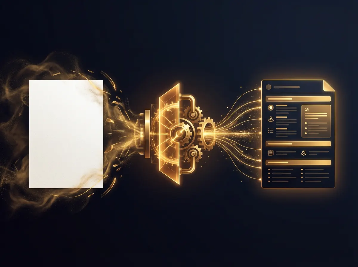 The Blank Page Eliminator lead visual