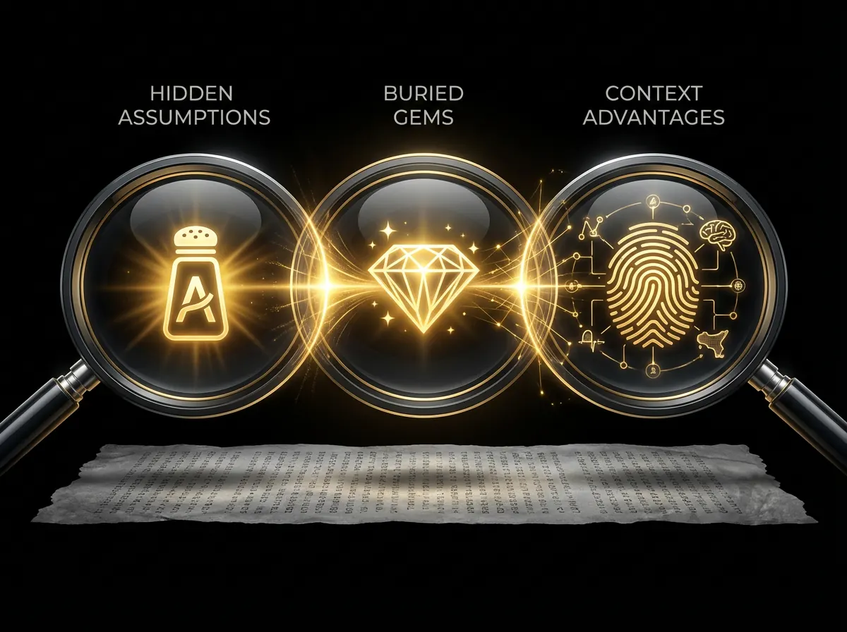 The Three Lenses lead visual